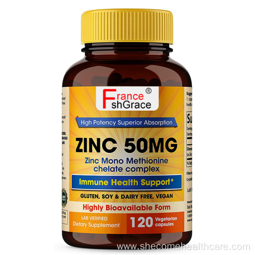Zinc 50mg Supplement Immune Zinc Vitamin C supplements